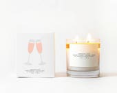 Champagne Toast Double-Wicked Boxed Candle