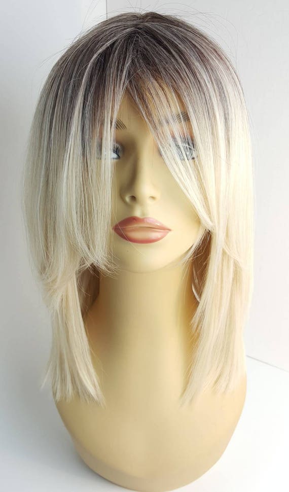 light blonde wig