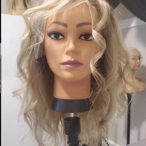 Balayage Askblond Äkta Hår Peruk, 13x4 Lace Frontal, Lösa Vågor bild 6