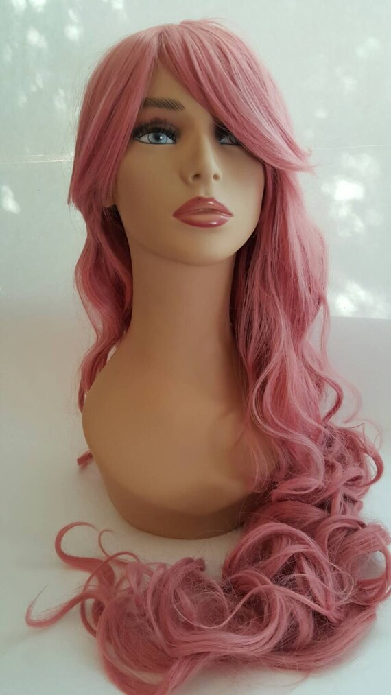 pink wig etsy