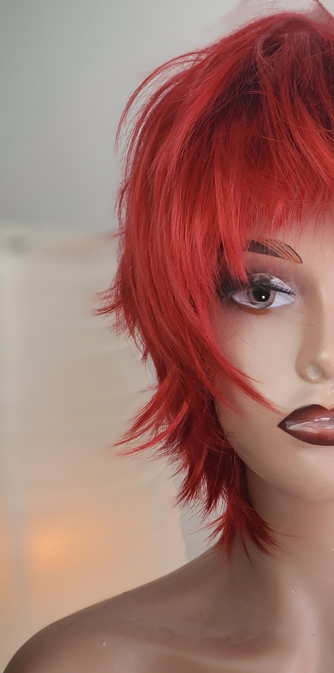 Gorgeous Short Red Wig Scene in HD Gorgeous Short Red Wig Scene in HD