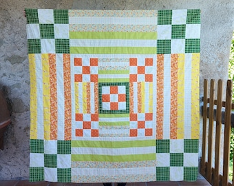Orchard Road Quilt Pattern PDF Download, Easy Baby Quilt Patterns for Beginners, Nine Patch Quilt Pattern, throw quilt patterns