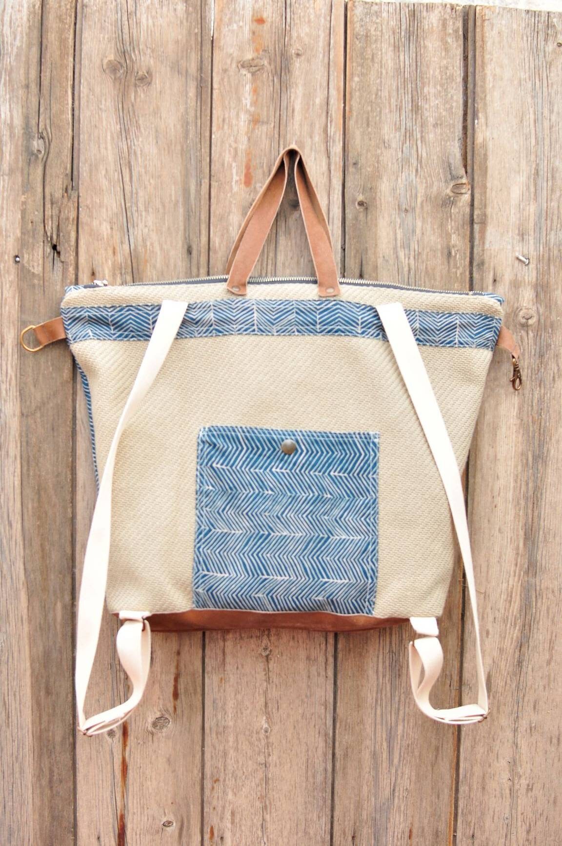 2 in 1 Summer Bag PDF Sewing Pattern Diy Backpack Pattern Etsy Ireland