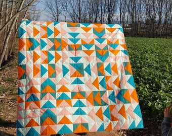 Dancing Geese Quilt Pattern by Alexandra Bordallo - PDF Digital Download - Modern Quilt Patterns