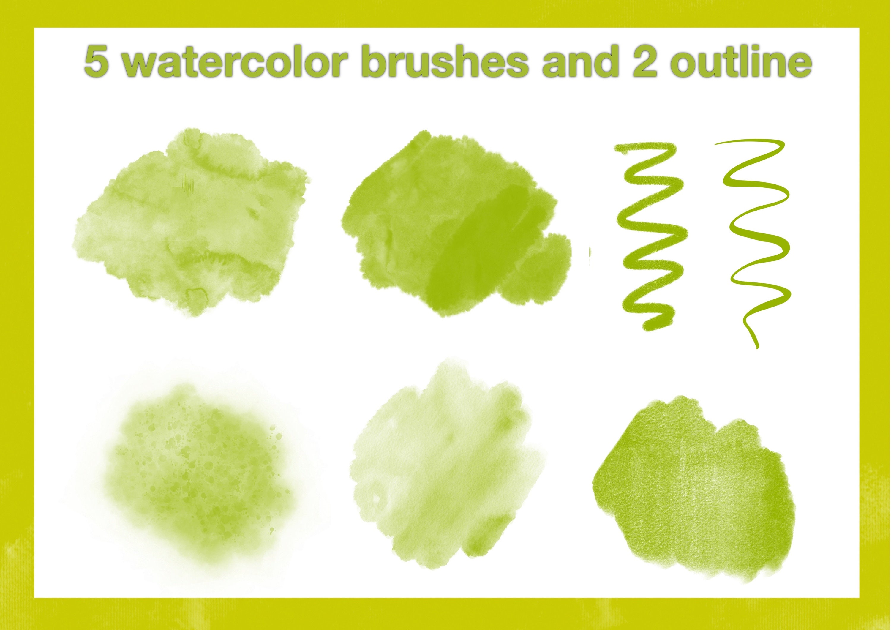 Landscape Design Procreate Brush Set Landscape Design Etsy