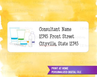 Rodan and Fields Bottles Return Address labels