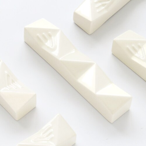 White Ceramic Mezuzah Case Jewish Wedding Gift Judaica Etsy