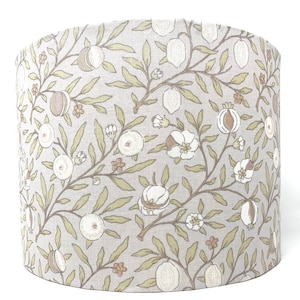 William Morris lamp shade, Mineral Pure Fruit lampshade for standard lamps or ceiling lights