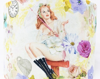 Abajur Retro Pin Up Girl: Abajur Estilo Vintage