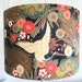 Oriental lampshade, Japanese lamp shade, crane or heron, for table or standard lamps or ceiling lights 