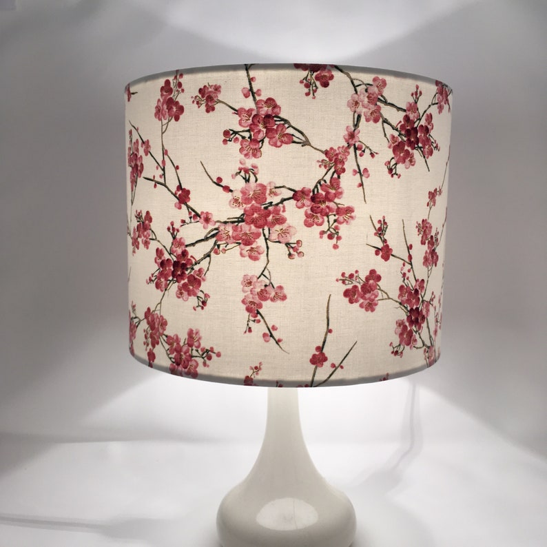 Oriental lampshade cherry blossom sakura lamp shade Chinese Etsy