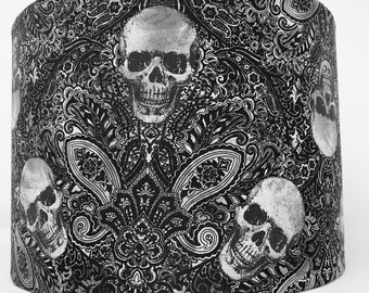 Skull Lampshade: Gothic Skeleton Light Shade for Table/Ceiling Lamps