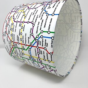London Underground Lamp Shade, Tube Map Lamp Shade, Light Shade for ...