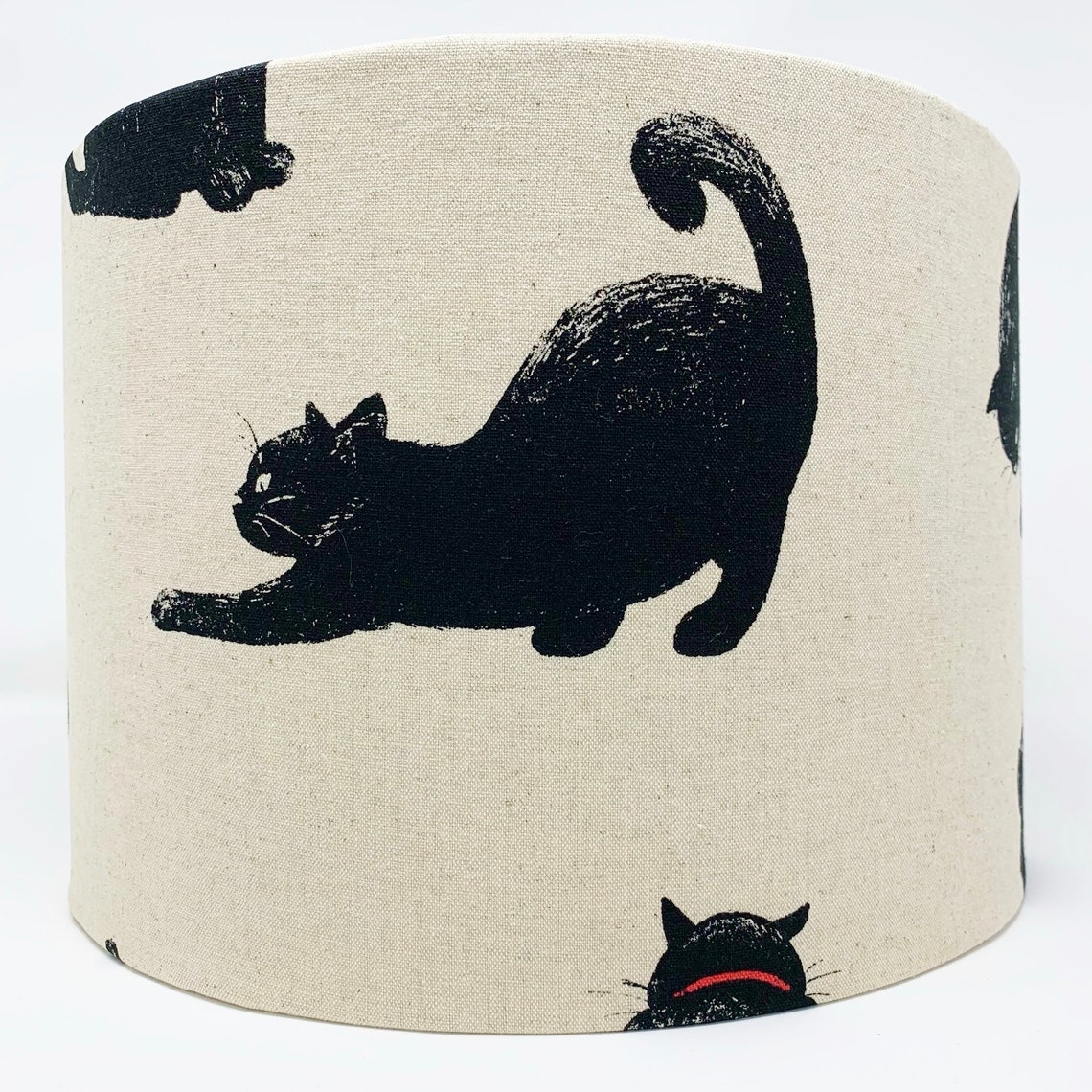 Cats Lampshade Black Cat Lamp Shade Light Shade for Table Etsy