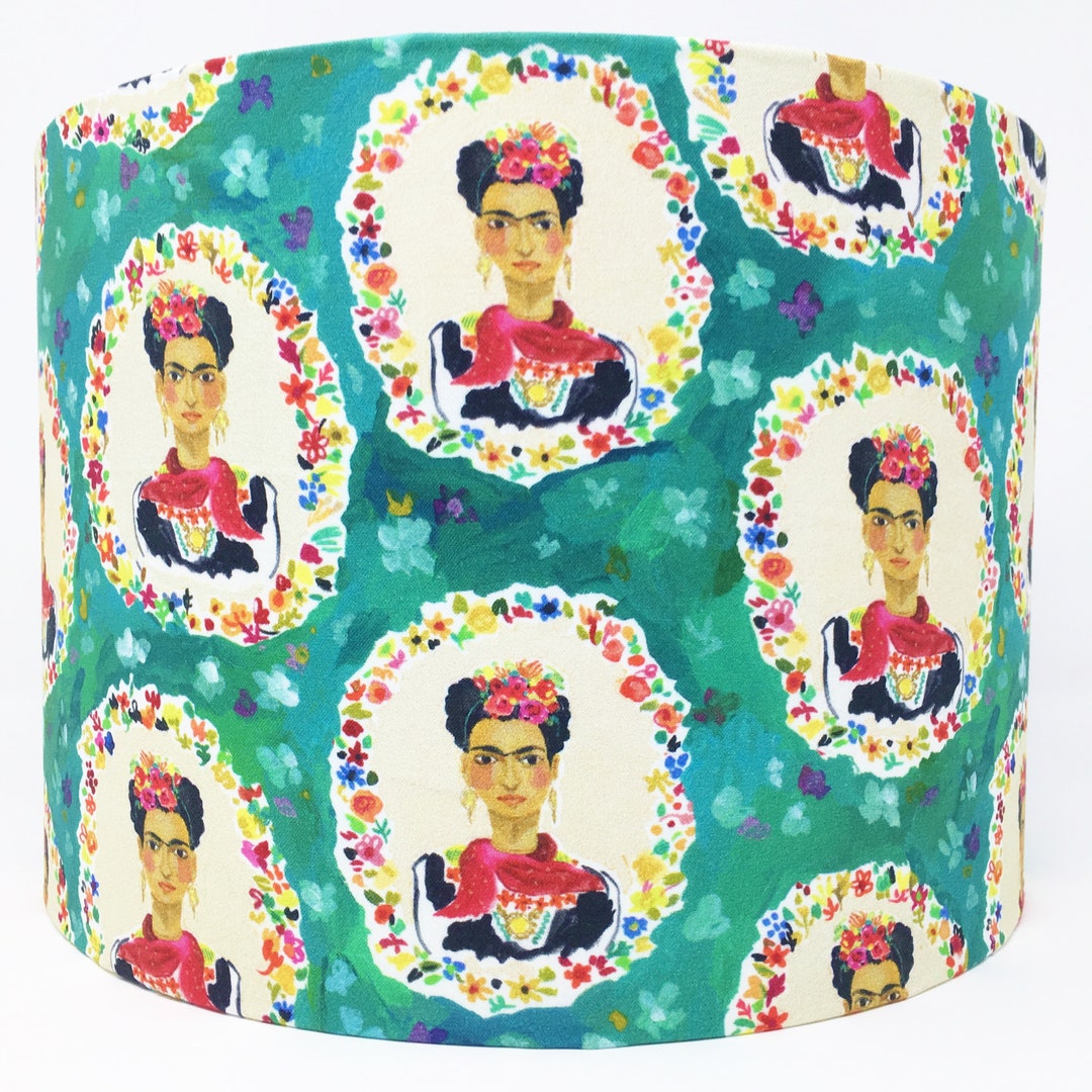 Frida Light Frida Lampshade: Floral Mexican Artist Light Shade - Etsy