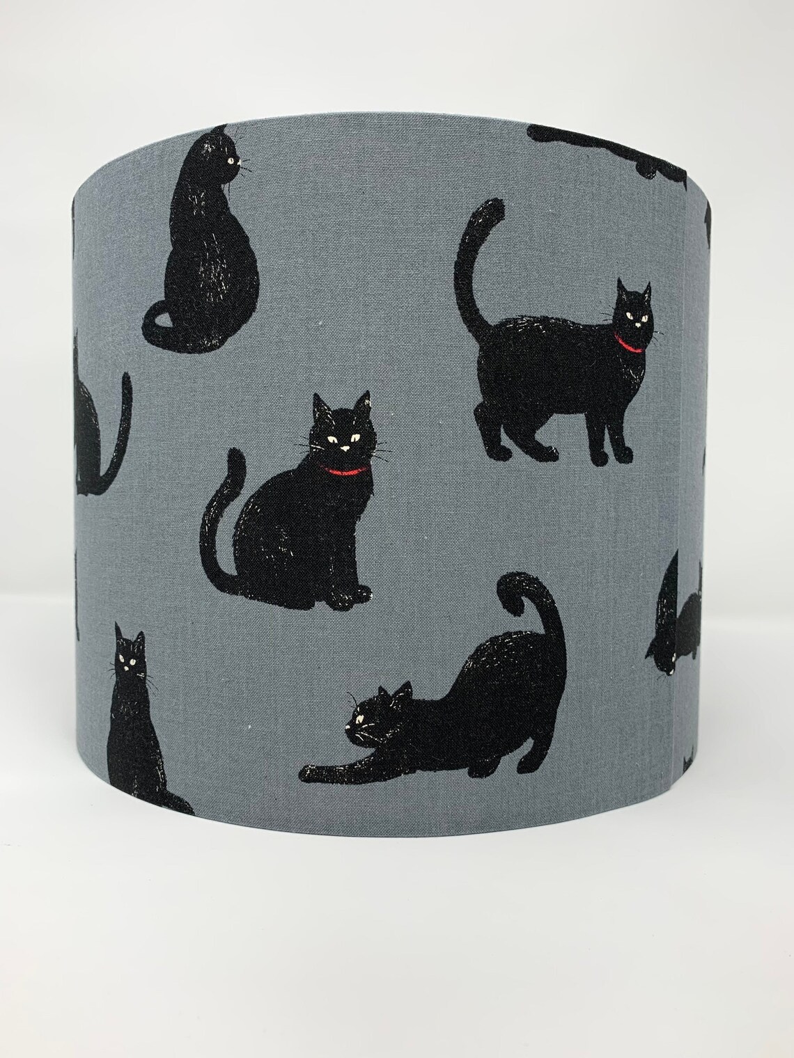 Cats Lampshade Black Cat Lamp Shade Grey Light Shade for Etsy UK