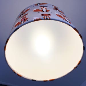 Lampskärmens ljusspridare: 25 cm eller 30 cm polypropylenskiva. ENDAST vid köp med lampskärm. bild 2