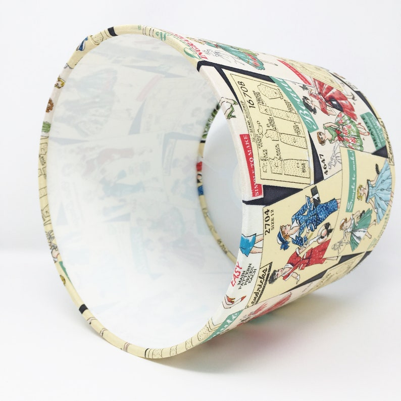 Sewing Patterns Lampshade Retro Lamp Shade for Sewing or Etsy UK