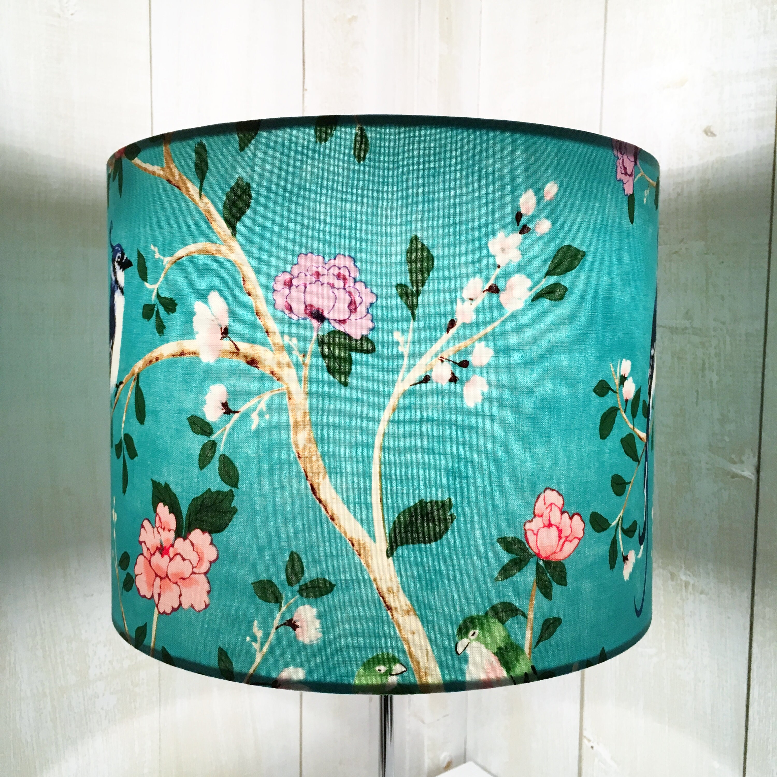 Bird Lampshade Chinoise Lamp Shade Oriental Chinese Style Etsy UK