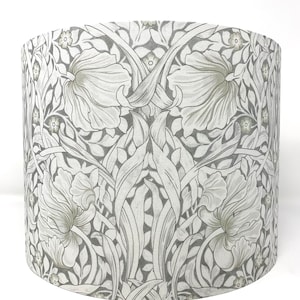 William Morris lampshade, Pimpernel, pure, floral Art Nouveau lamp shade light shade, for table or standard lamps or ceiling lights