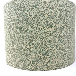 Art Nouveau willow lampshade green lamp shade for standard lamps or ceiling lights