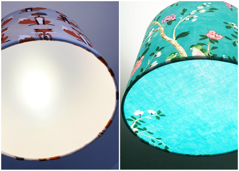 Lampskärmens ljusspridare: 25 cm eller 30 cm polypropylenskiva. ENDAST vid köp med lampskärm. bild 1