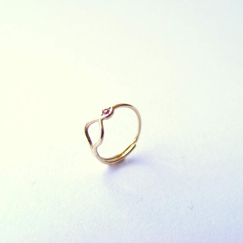 Gold nose ring, 14k gold nose ring, ruby gold nose ring, solid gold nose ring, shops nose ring gold, nose ring 14k gold, indian nose ring, dainty