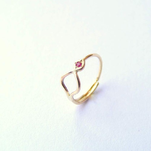 Gold nose ring, 14k gold nose ring, ruby gold nose ring, solid gold nose ring, shops nose ring gold, nose ring 14k gold, indian nose ring, dainty