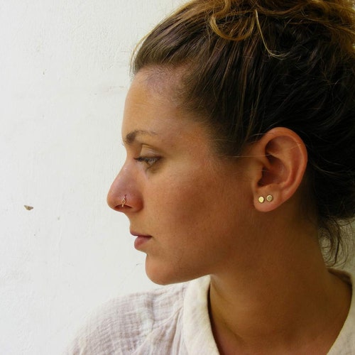 Gold nose ring, 14k gold nose ring, ruby gold nose ring, solid gold nose ring, shops nose ring gold, nose ring 14k gold, indian nose ring, dainty