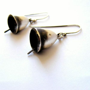 SILVER EARRINGS ~*~ dangle earrings, silver dangle earrings, dangle earrings, ethnic earrings, bell earrings, silver bell earrings,