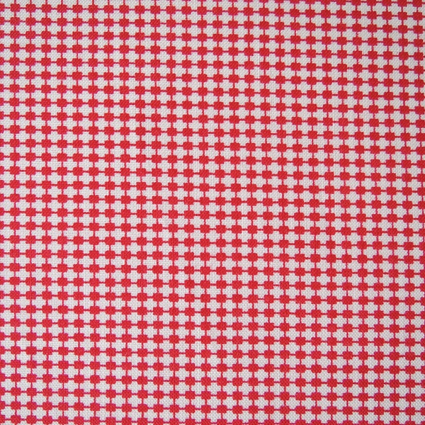 Half Yard of GEO STYLE in Red by Kei Fabric. Approx. 18" x 42"   Made in Japan