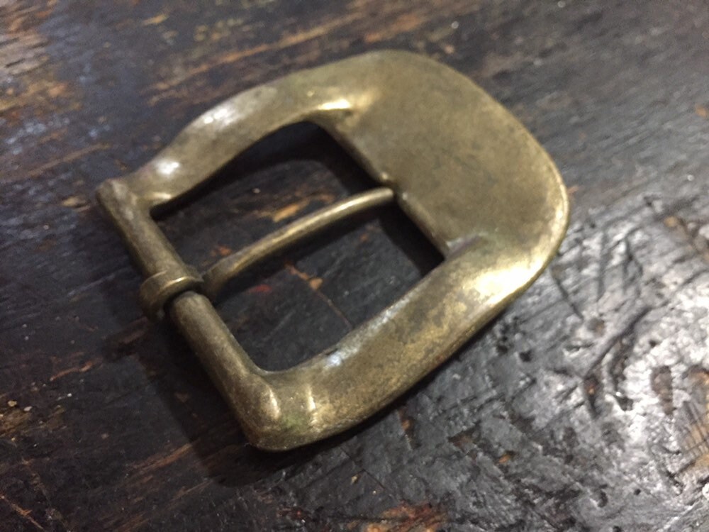 Solid Brass Harness Buckle Vintage Western Etsy