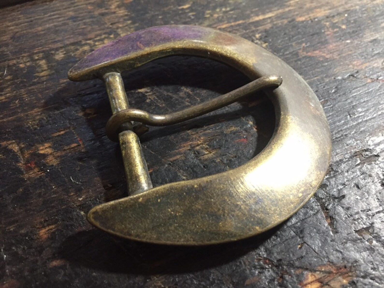 Brass Harness Buckle Vintage Western Etsy