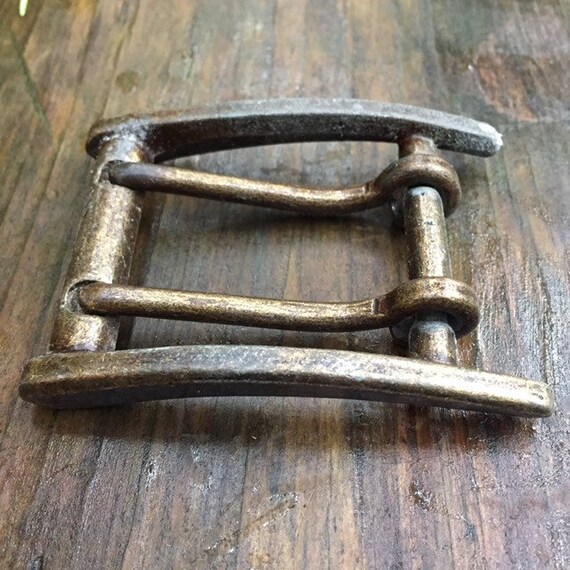 LBelt Buckle Vintage, Utility Buckle, Double Needl