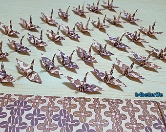 Lot of 100pcs Batik Design 1.5" Origami Cranes Hand-folded From 1.5"x1.5" Square Paper. (WR paper series). #FC15-85.