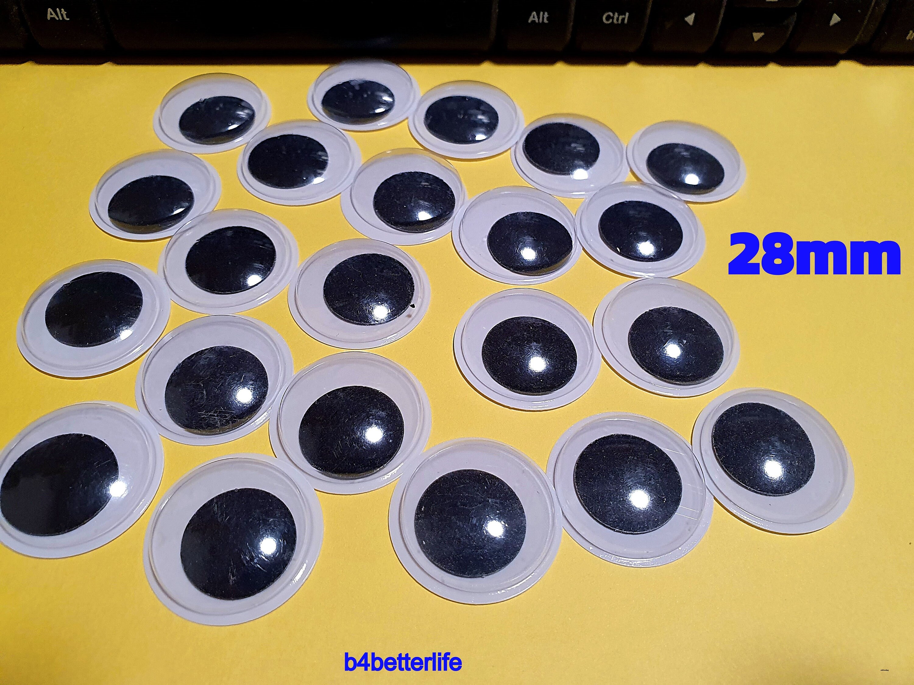 Lot of 150pcs 28mm Plastic Eyes Googly Eyes for Craft. Etsy