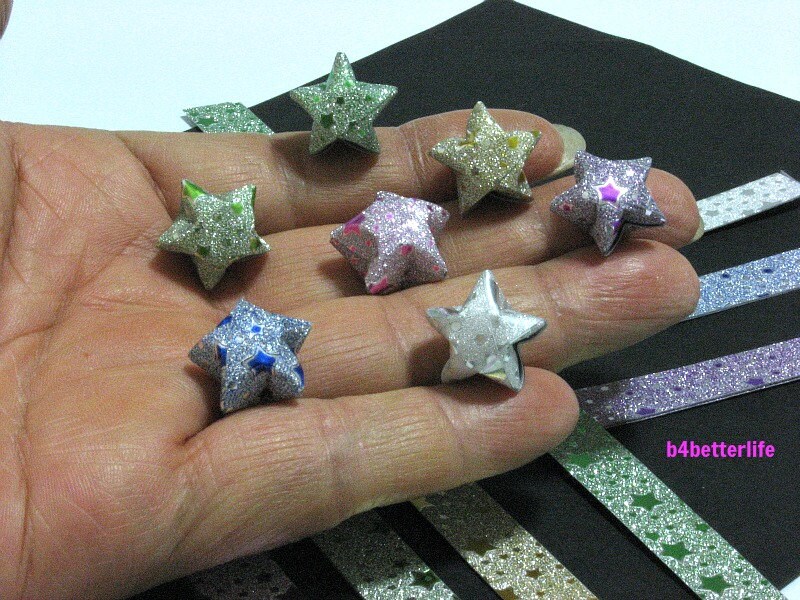 224 Strips DIY Origami Star Paper for Folding Medium Size Lucky Stars.  24.5x1.2cm. HL Paper Series. HL71F. 