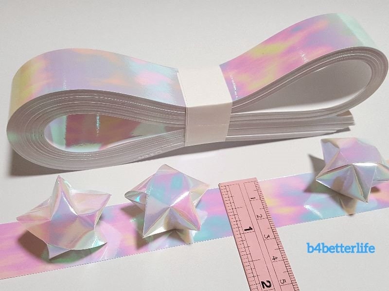 100 Strips of White Color DIY Origami Paper Strips For The Etsy