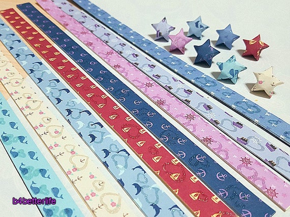 A Pack of 256 Strips DIY Origami Star Paper for Folding Medium