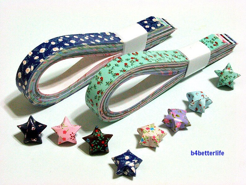 500 Strips of DIY Origami Lucky Stars Paper Folding Kit. 26cm Etsy