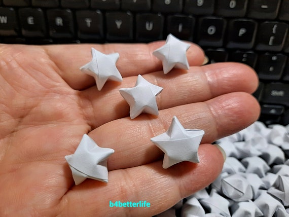 Pack of 400 Strips Mini Size Lucky Stars Origami Paper Kits in