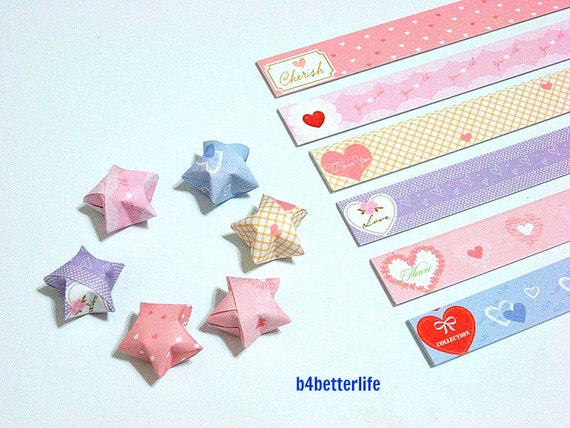 Pack of 400 Strips Mini Size Lucky Stars Origami Paper Kits in Assorted  Colors. 24.5cm X 1.0cm. AV Paper Series. spk-165b. 