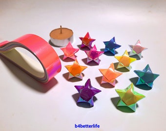  TEHAUX 1600 Pcs Origami Star Paper Star Strips Glitter Star  Strips Paper Stars Lucky Star Paper Strips Oragami Paper Japanese Origami  Paper Small Origami Paper Pearlescent Toolkit : Arts, Crafts