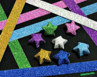 224 strips DIY Origami Star Paper For Folding Medium Size Lucky Stars. 24.5x1.2cm. (HL paper series). #HL71D.