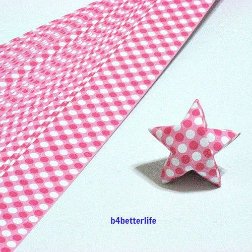 100 Strips of Pink Color DIY Origami Paper Folding Kit for the - Etsy
