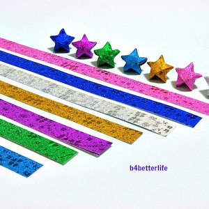 224 strips DIY Origami Star Paper For Folding Medium Size Lucky Stars. 24.5x1.2cm. (HL paper series). #HL71A.