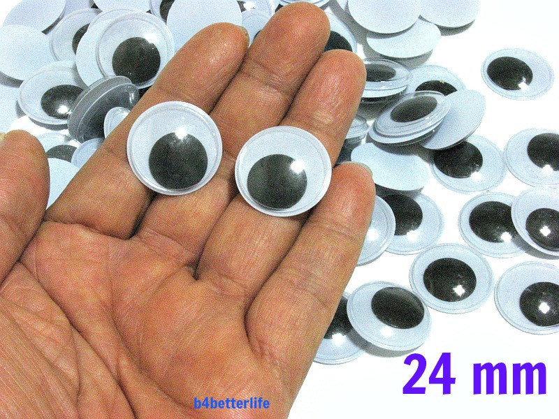 120pcs 24mm Plastic Eyes Googly Eyes for Craft. Etsy