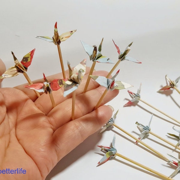 Paper Crane Wedding Etsy