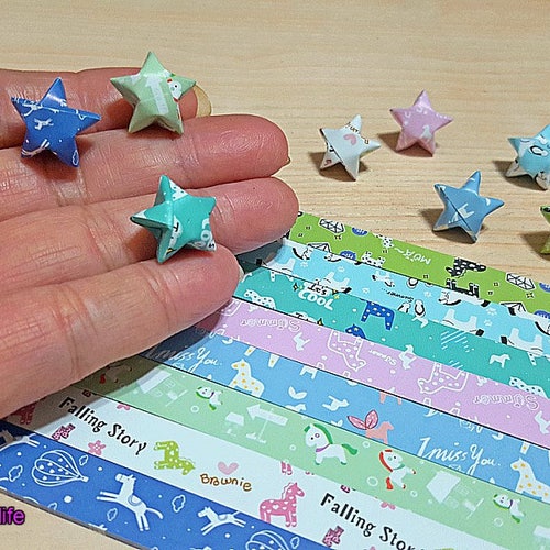 Pack of 400 Strips Mini Size Lucky Stars Origami Paper Kits in Etsy