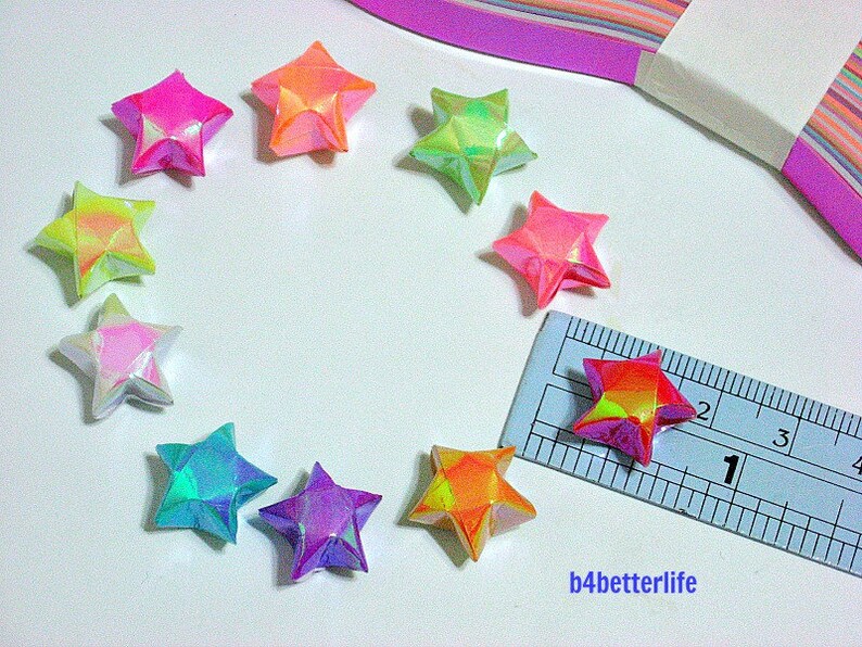 Pack of 400 Strips Mini Size Lucky Stars Origami Paper Kits in Etsy